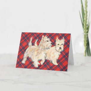 Cartão de Boas-vindas ao Wheaten Scottish Terrier