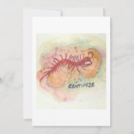 Cartão de Boas Vindas Centopéia