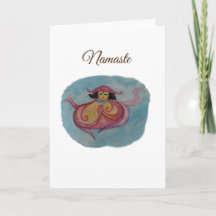 Cartão de Boas Vindas da Meditação da Senhorita Oc