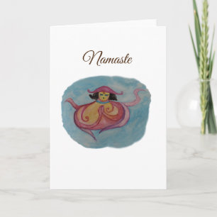 Cartão de Boas Vindas da Meditação da Senhorita Oc