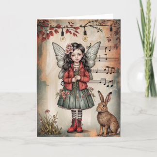 Cartão de Boas-vindas de Flor Caprichosa