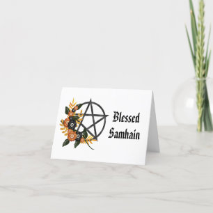 Cartão de Boas-vindas de Samhain Personalizado