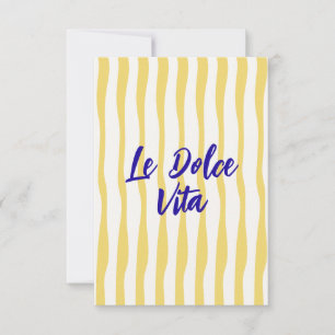 cartão de Boas Vindas de Verão doodle la Dolce Vit