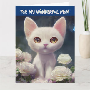 CARTÃO DE BOAS-VINDAS DO DIA DAS MÃES COM GATO BRA