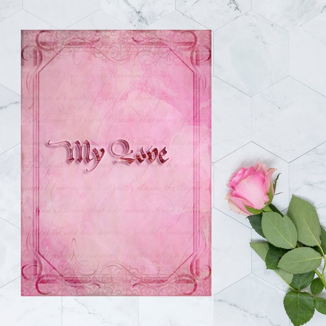 Cartão de Boas Vindas do Meu Amor (Criador carregado)