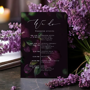Cartão de boas-vindas do programa de Casamento Pur