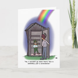 Cartão de Boas Vindas Dobrado Coincidência