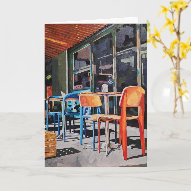 Cartão de Boas-Vindas Dobrado Todos os Dias da Cad (Flor Amarela)