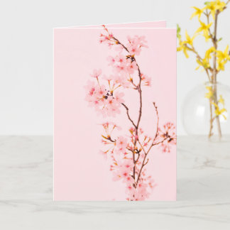 Cartão de Boas-Vindas Dobrável de Flor de Mármore
