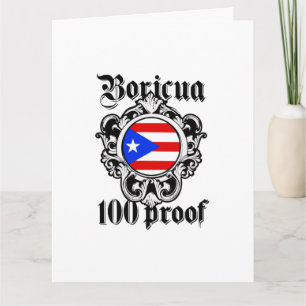 Cartão de Boas-vindas Dobrável de Porto Rico