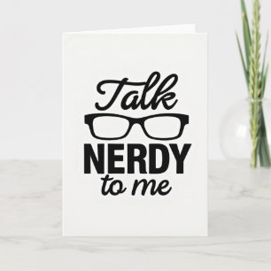 Cartão de Boas-Vindas Fala Nerdy Comigo
