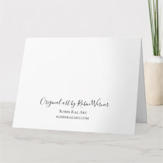 Cartão de Boas Vindas Floral Doblado País