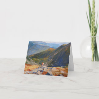 Cartão de Boas-vindas "Mountain View"