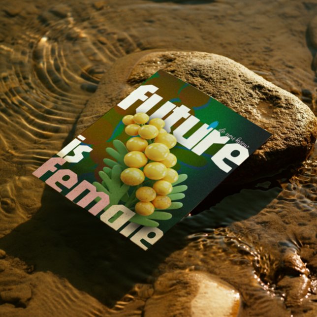 Cartão de Boas-Vindas O Futuro É Feminino – Edição (Criador carregado)