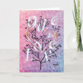 Cartão de Boas-Vindas Ode ao Amor de Adiela Akoo