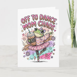 Cartão de Boas-vindas para Mãe de Dança
