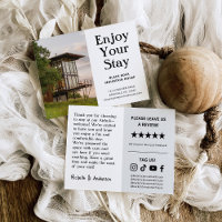 Cartão de Boas-Vindas para Negócios de Propriedade