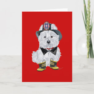 Cartão de Boas-Vindas Personalizado de Westie Bomb
