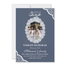 Cartão de Boas-Vindas Personalizado Slate Blue Fot