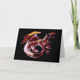 Cartão de Boas-Vindas Personalizável do Dragão Ver