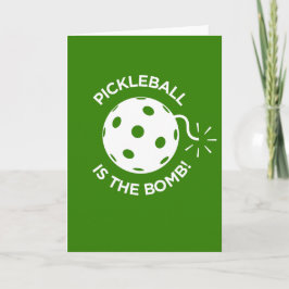 Cartão de Boas-vindas - PICKLEBALL É O MÁXIMO!