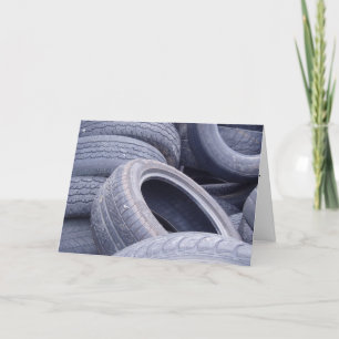 Cartão de Boas Vindas "Pneus"