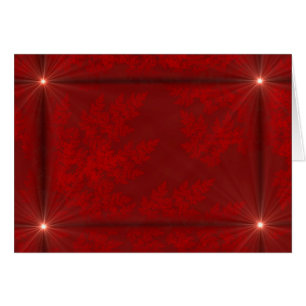 Cartão de Boas Vindas Red Velvet Starbursts