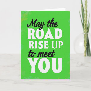 Cartão de Boas-Vindas Road Rise Up