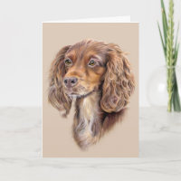 Cartão de Boas-vindas Springer Sprocker Cocker Spa
