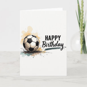 Cartão de Bola de Jogo Alegre