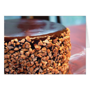 Cartão de bolacha de chocolate (Vazio)