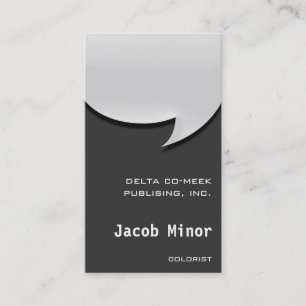 Cartão de bolha do discurso [3d]