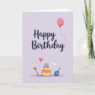 Cartão de Bolo de Aniversário de Doze Anos não, Ca