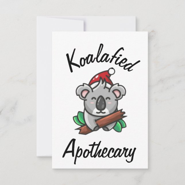 Cartão de Boticário Koalafied (Frente)
