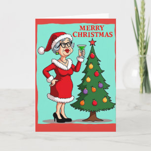 Cartão de Brinde de Natal Elegante