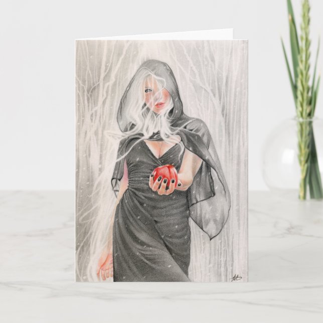 Cartão de Bruxa Fairytale (Frente)