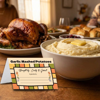 Cartão de Buffet de Friendsgiving