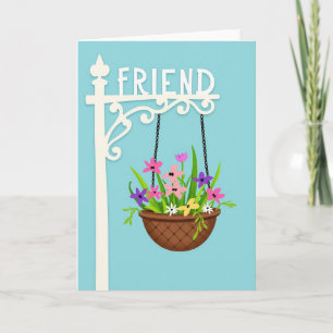 Cartão de Buquê do Dia das Mães para Amiga