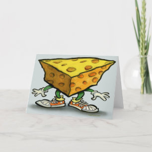 Cartão de Cabeça de Queijo