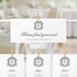 Cartão de Cabeçalho do Gráfico de Casamento de Cas