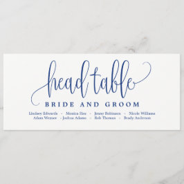 Cartão de Cabeceira de Assentos - Adorável Caligra