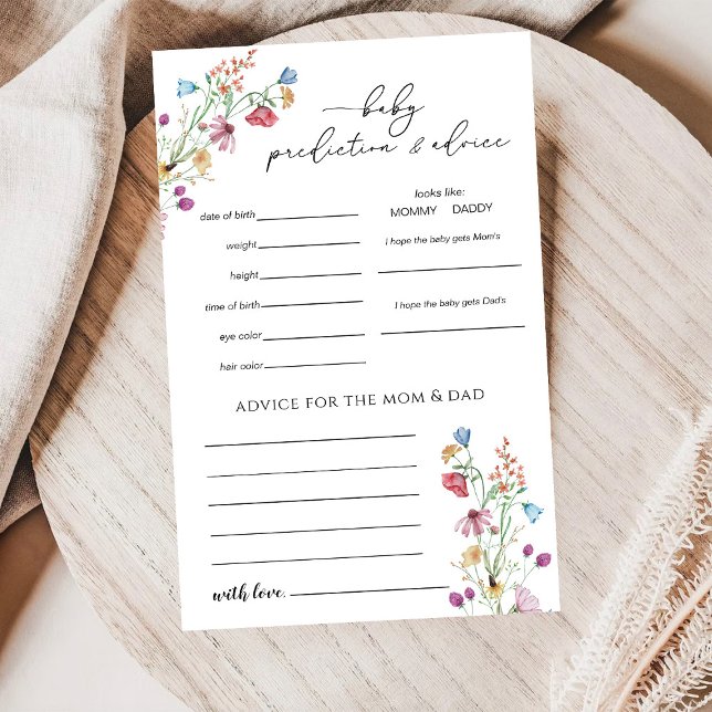 Cartão de Caça à Previsão e Aconselhamento de Flor (Criador carregado)