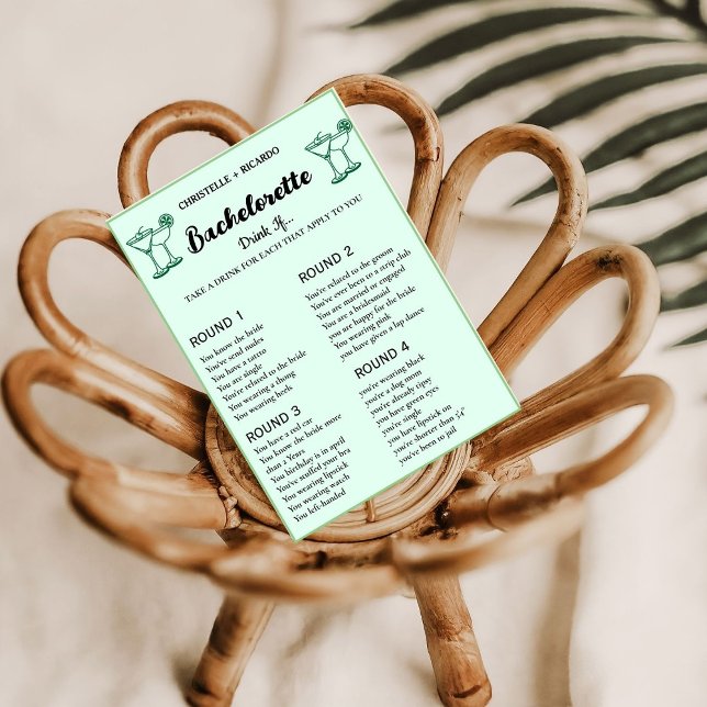 Cartão de caça de solteira Margs & Matrimony (Criador carregado)