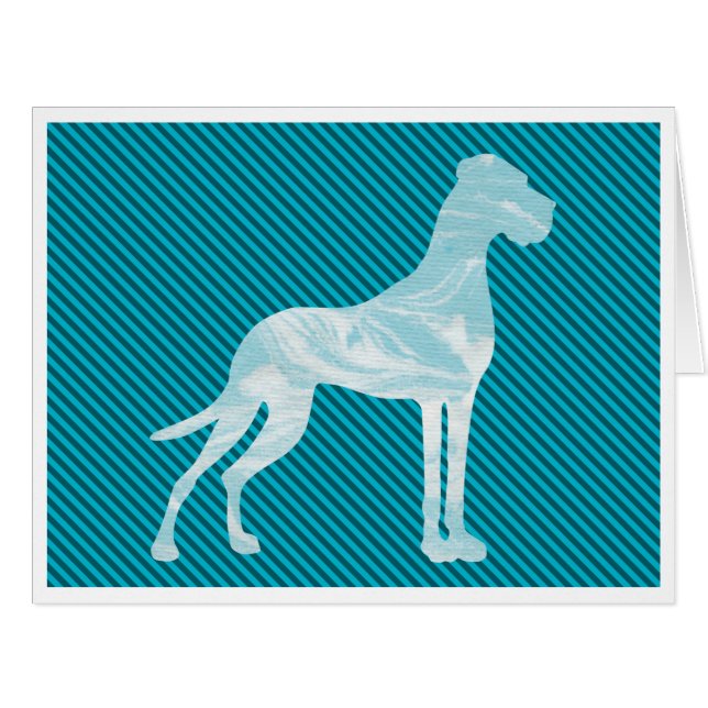 Cartão de cachorro muito grande (Frente horizontal)