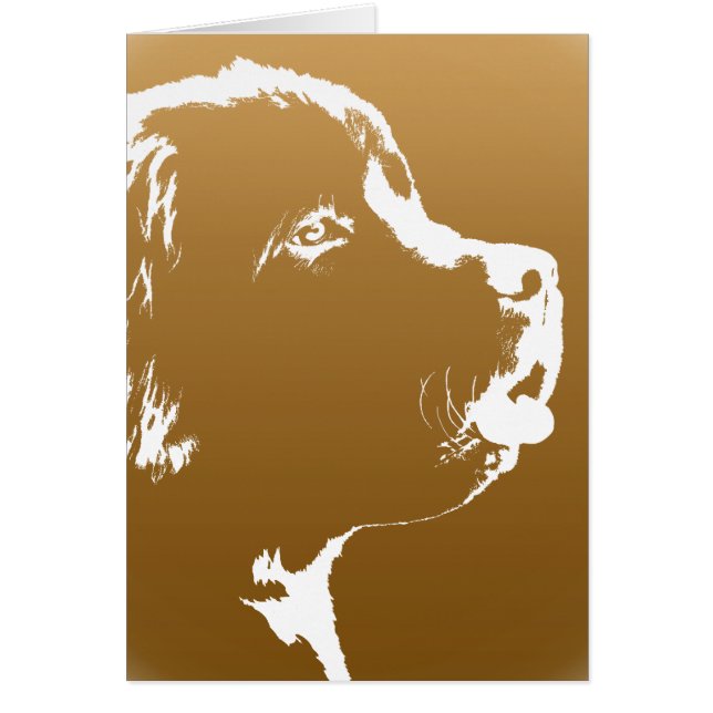 Cartão de Cachorro Newfound Personalizado (Frente)