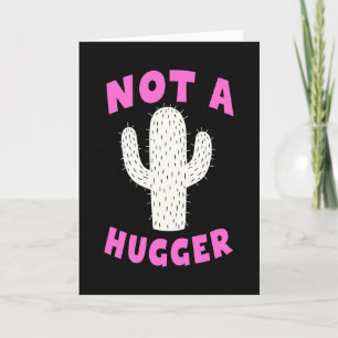 Cartão de Cactus Espinhoso Não Abraçador