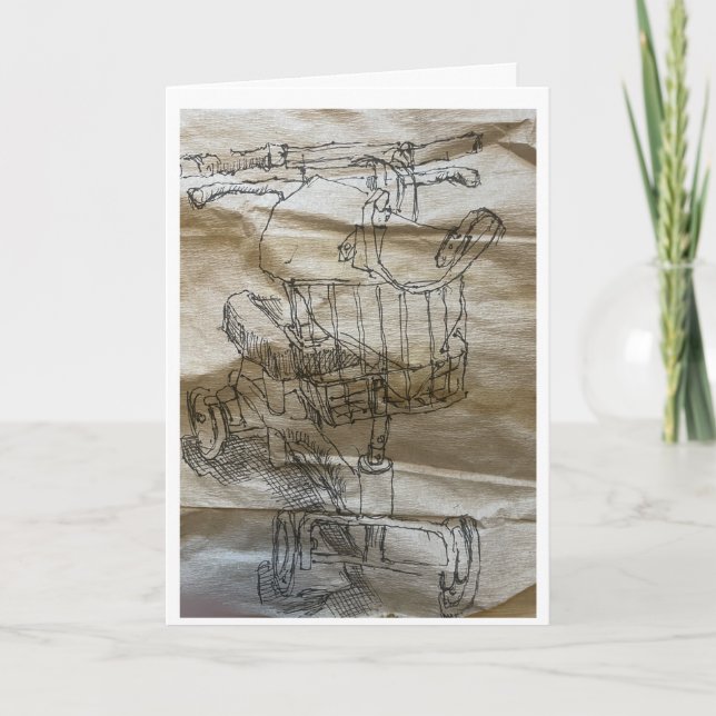 Cartão de Cadeira de Roda Motorizada (Frente)