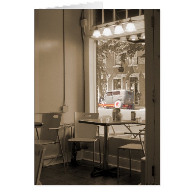 Cartão de Café de Rod Quente (Frente)