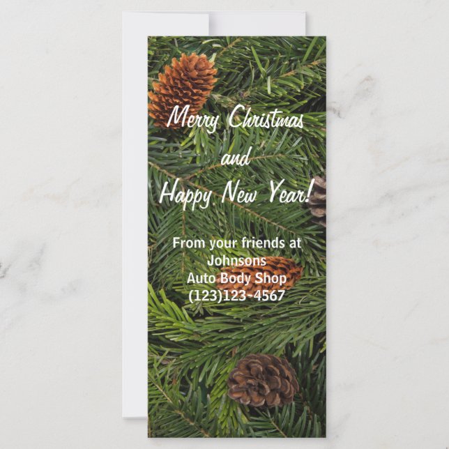 Cartão de Calendário do Promocional de Férias 2016 (Frente)