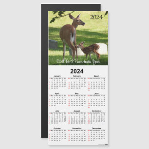 Cartão de Calendário Magnético de Destaque e Porte